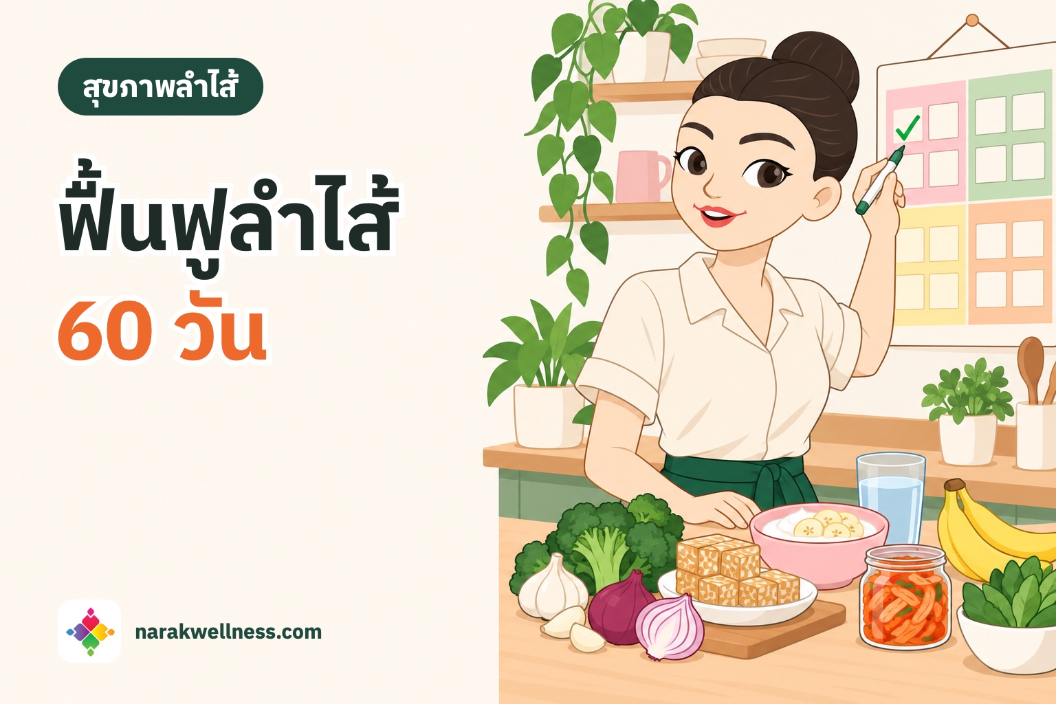 แผนฟื้นฟูลำไส้ 60 วัน